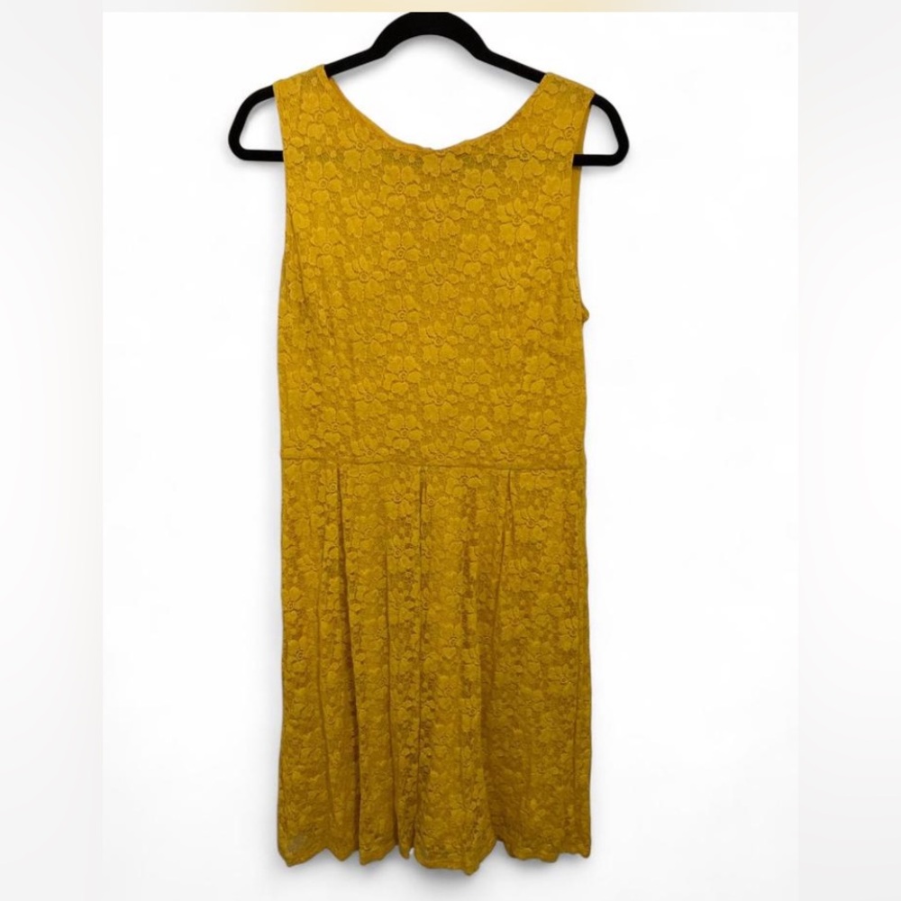 Merona Mustard Lace Maxi Dress